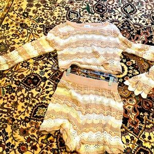 NWOT princess Polly knit cover up set!